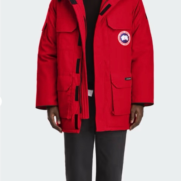 Canada Goose Vibrant Red Expedition Jacket Men’s XL - New - Picture 4 of 4